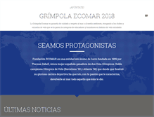 Tablet Screenshot of fundacionecomar.org